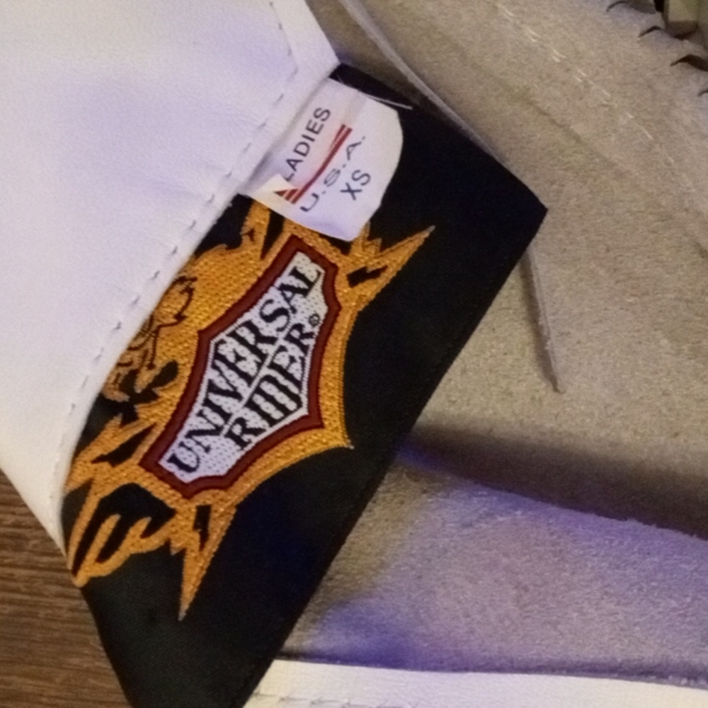 Universal Rider White ladies chaps extra small